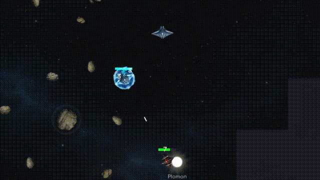 Animated drone boat combat sequence